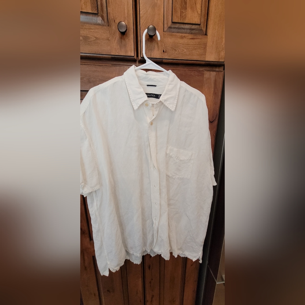 Nautica Men's Button-down Short Sleeve